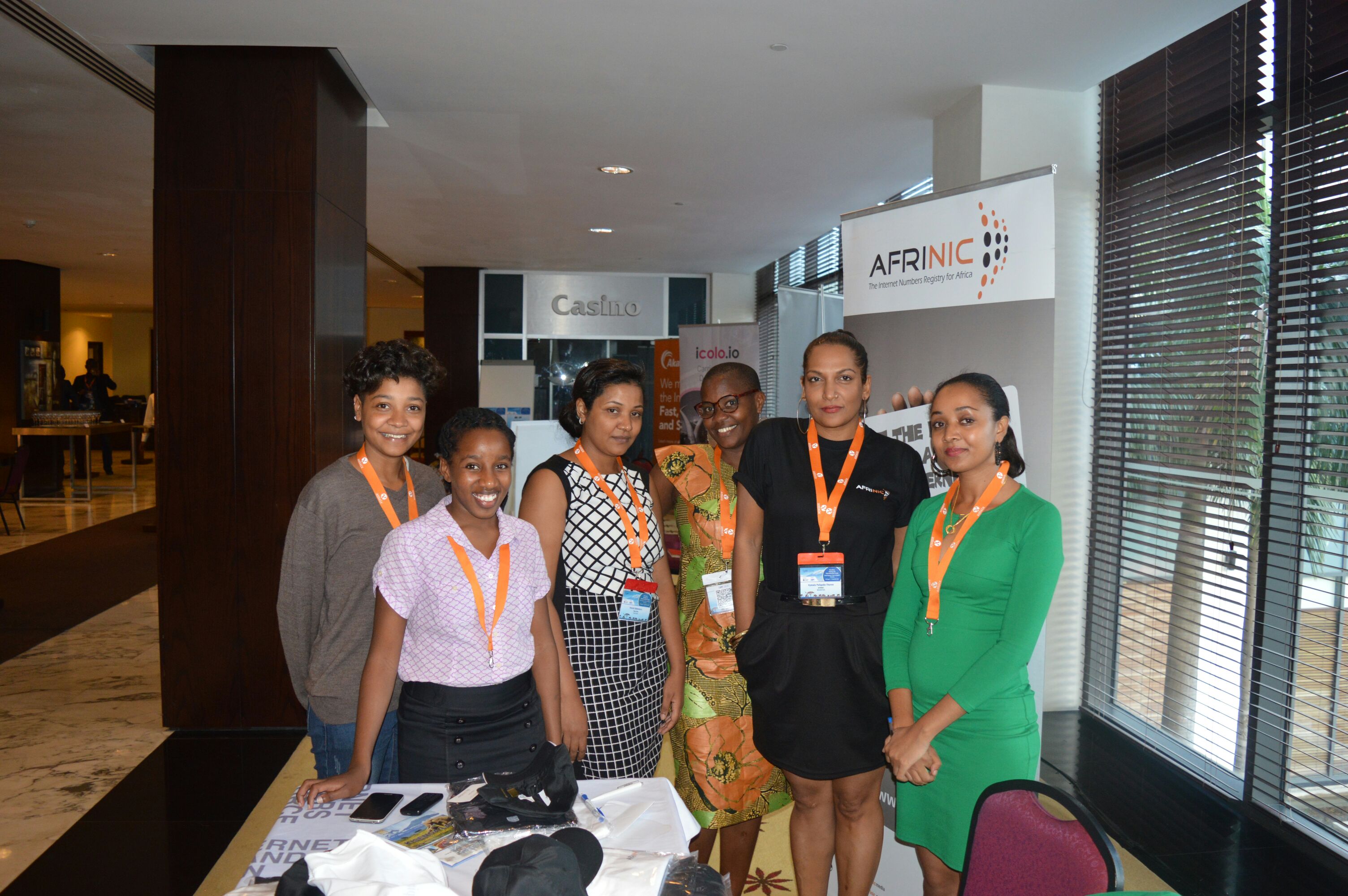 Techchix at Afrinic booth